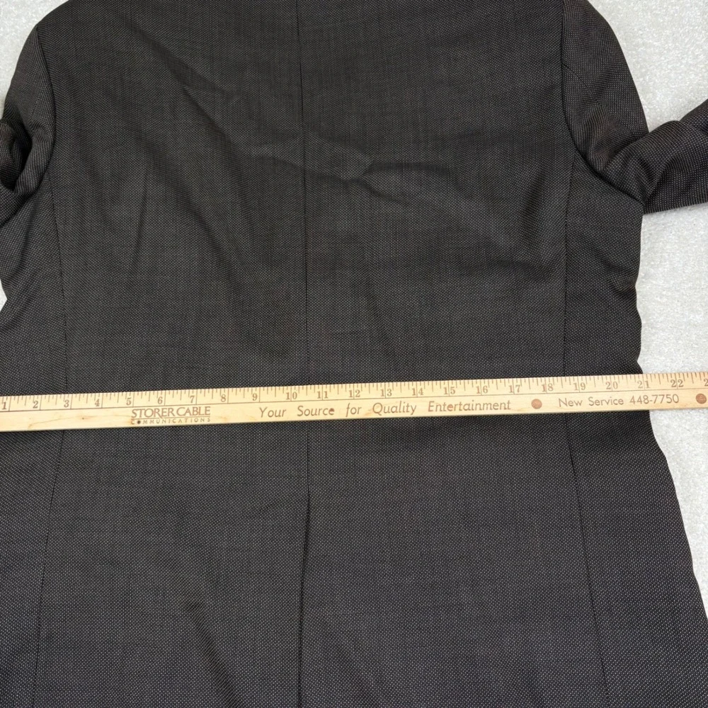 Innocenti Tom James Suit Mens‎ 41R 34x30 Brown 100% Wool Two Button Blazer Pant